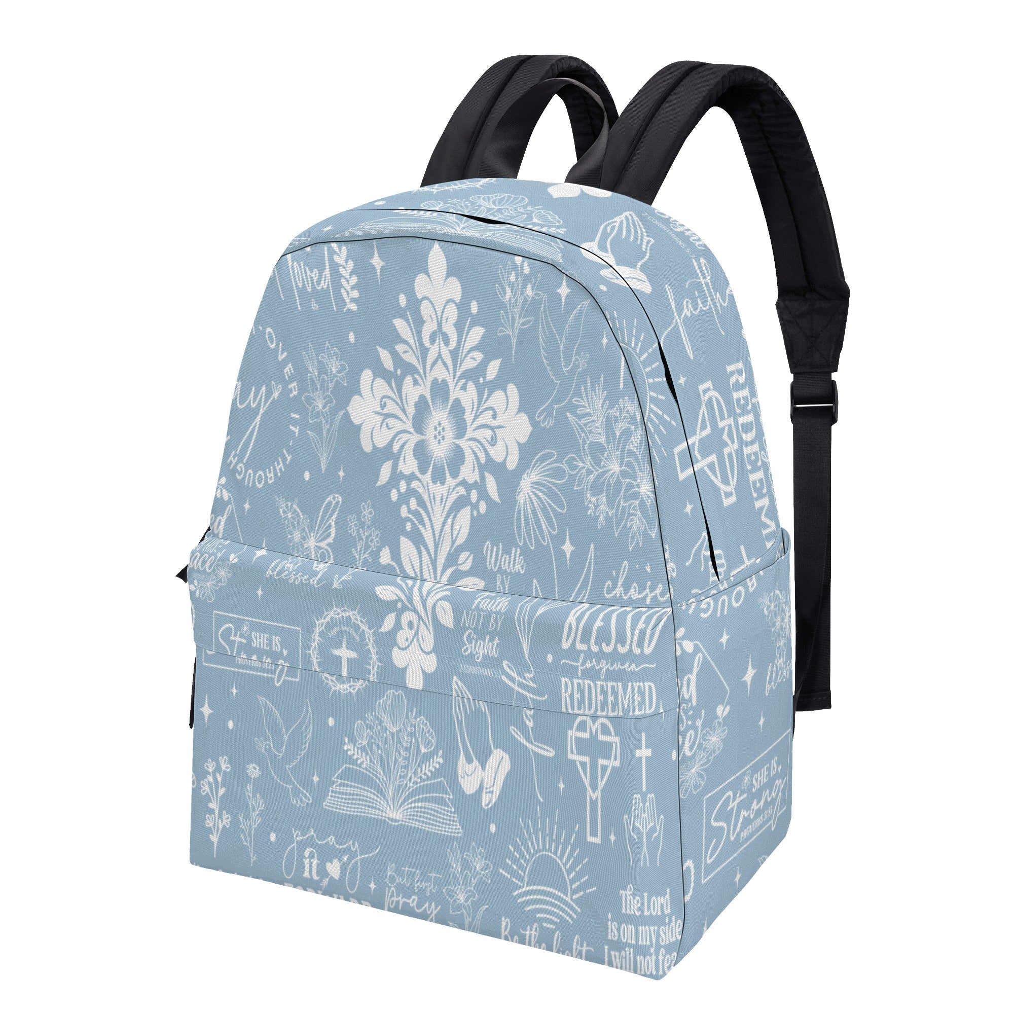 Faith Christian Backpack, Jesus Backpack, Christian Prayer Jesus Backpack, PLAF08